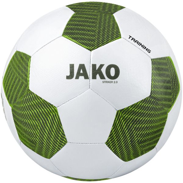 jako striker 2.0 voetbal maat 3 wit/groen 2353-705