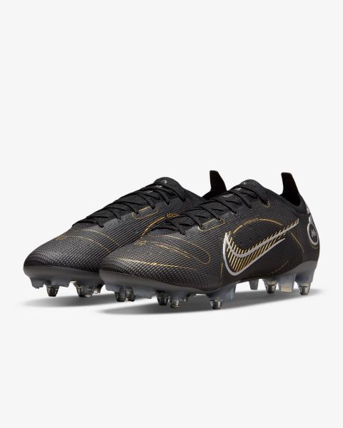 Nike Mercurial Vapor 14 Elite SG zwart/goud voetbalschoenen DJ2834-007
