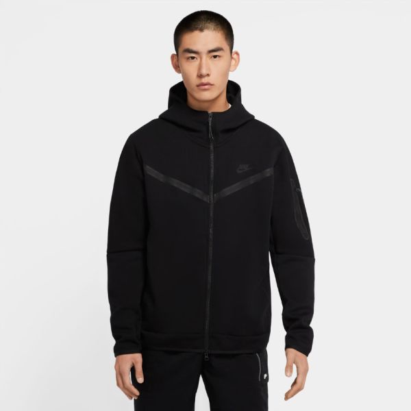 nike tech fleece hoodie zwart CU4489-010 montreal sport