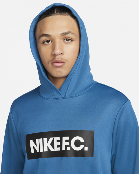 Nike F.C. hoodie blauw DC9075-407