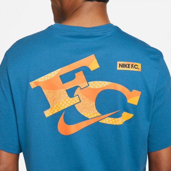 Nike F.C. T-shirt blauw DH7492-407