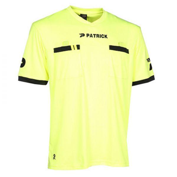 patrick scheidsrechters shirt korte mouwen geel Ref101-NYL
