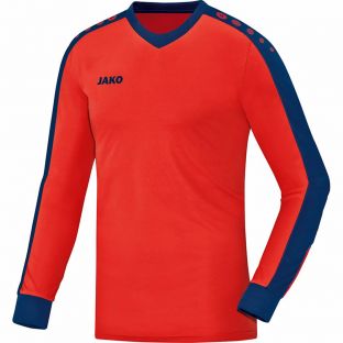 jako striker keepersshirt lange mouwen rood/blauw 8916-18