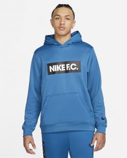 Nike F.C. hoodie blauw DC9075-407